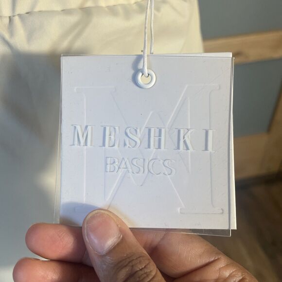 Meshki Basics Rylie Midi Skirt M Pencil Stretchy Boho Festival - Picture 5 of 7